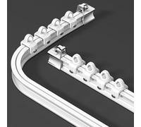 Flexible 15M Bendable Aluminum Ceiling Track for Curts Room Dividers Wall InstallationsVersatile Sliding System for Home Decor (3.6m)