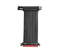 Flexible 20cm for PCI Express x16 Riser Cable 90 Degree Flexible | for pcie 4.0 x16 bandwidth, supports RTX4090/4080, 20cm length, 90-degree connector, high-speed data