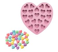 Flexible 22 Small Hearts Silicone Great for Baking Candy Making and Party Decorations Food Grade Silicone