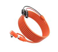 Flexible 2M/300cm Solars Panel Connectors Adapters with Heavy Type Coppers Durability Photovoltaic Durability Photovoltaic