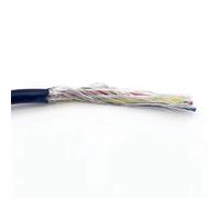 Flexible 2m Shielded Audio Cable, Oxygen-Free Copper, Tin Plate 300V/80°C, flexible design bends easily for indoor, outdoor, underground(18AWG-Black,3Cores)