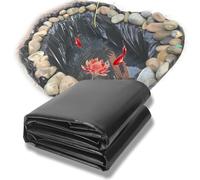 Flexible 2M x 2M 0.12Mm Black Pond Lining Impermeable Film for Ponds Uv & Tear Resistant Liner Membrane for Streams Fountains Reinforced Landscaping(29.5X29.5Ft), Gbdgjd, a, 6.6 * 6.6FT