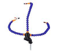 Flexible 3 Arms Soldering Holder Multifunctional Blue for Circuit Board Repairing and Fixing