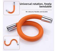 Flexible 360 Degree Faucet Nozzle Made from Stainless Steel and Silicone for Long Term Functionality (30cm)