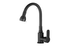 Flexible 360° Swivel Stainless Steel Kitchen Faucet Hot & Cold Mixer Tap Modern Sink Tap Easy Installation Kitchen Sink Faucet with Flexible Hose