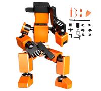 Flexible 3D Movable Robot Action Figure Set, Stop Motion Figures, Changeable Robots Collectibles, Movable Robot Action Figures Printed Toys for Friends Gift, Actions Figure Collections, Home