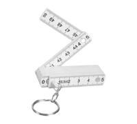 Flexible 50cm Folding Ruler Keychains Engineers ' Foldable Ruler Crafted from Sturdy for Daily Measurement Needs Keychain Measuring Stick
