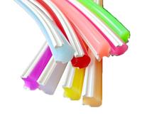 Flexible 8mm Silicone Neon Channel, Bendable LED Strip Housing for Custom Signs, Indoor Outdoor Decor, 3m