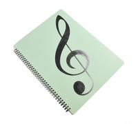 Flexible ABS Music For Score Folder with Loop Buckle for Easy Page Turning and Water Resistant Protection for A4 Music Sheets (Purple)