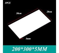 Flexible ABS Plastic Sheets for DIY Crafts - 200mm x 300mm Moldable Panels for Home Decor & Model Building 1pc(5mm)