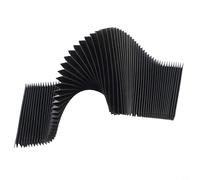 Flexible Accordion Bellows Cover for CNC Milling Machines, 180mm Height, Three-Proof Cloth Material, Oil-Dust-Water Resistant Protective Tool for Machining