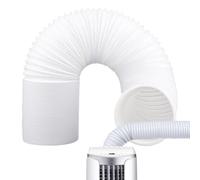 Flexible Air Conditioner Exhaust Hose, Left-Hand Thread Flexible Pipe, Heavy Duty Dehumidifier Vent, Universal Tumble Dryer Conduit, Durable HVAC System Tube for Exhaust Fan