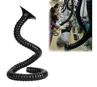 Flexible Air Extractor Duct Collector Arm 50mm & 75mm Diameter 31.598.4 Inch Adjustable Hose with Square Hood for Efficient Ventilation and Dust Extraction