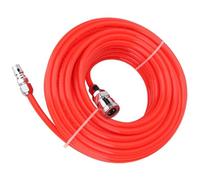 Flexible Air Hose 5mm*8mm with Quick Connect Set, Lightweight EVA Plastic Compressor Tube for Garden and Production Tools red 5m