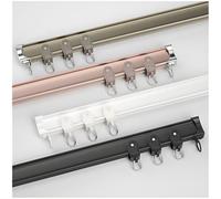 Flexible Aluminum Curtain Track Set for Curved Ceiling Mounting and Easy to Bend for Various Window Shapes Perfect for Home Décor and Custom Installations