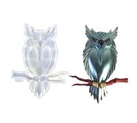Flexible and Easy to Clean 3D Owl Silicone Mold Owl Expory Resin for Projects and Home Decoration Add Various Resin Pigments and Dyes
