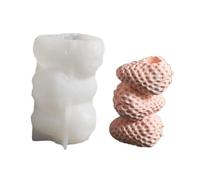 Flexible and Long Lasting Silicone Mold for Unique Stacked Holders Ideal for Craft Projects and Distinctive Gifts Easy Release Mold