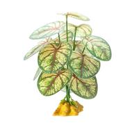 Flexible and safe decorative artificial plants for false grass enclosures for reptile habitats and habitats