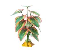 Flexible and safe decorative artificial plants for false grass enclosures for reptile habitats and habitats