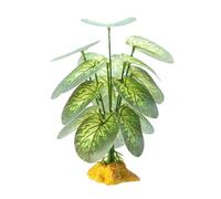 Flexible and safe decorative artificial plants for false grass enclosures for reptile habitats and habitats