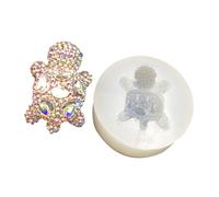Flexible and Sturdy Silicone Jewelry Ornament Mold for Craft Enthusiasts Creating Detailed Diamonds Turtles Resin Pieces