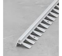 Flexible Angle Tile Trim 90cm - 3 Pieces, Aluminum Wall & FloorProtector, Easy Installat, Silver h, Perfect for Nez de Marche (8.m)