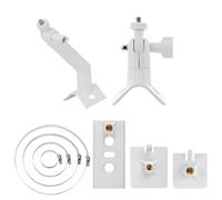 Flexible Angled Camera Mount Bracket Easy Installation Heavy Duty Metal Frame for Outdoor Solar Surveillances Equipment Multiple Size Cable Management