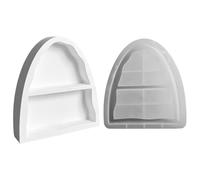 Flexible Arched Silicone Mold Jewelry Display Rack Texture Hand-Making Supplies for Handmade Holder Flexible Resin Casting Mold
