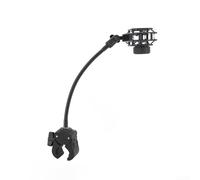 Flexible Arm Microphone Stand with Sturdy Desk Clamp and Thread Adapter for 38mm and 58mm Microphones Suitable for Studio and Live Setup (C)