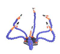 Flexible Arm Workbench, Arm Workbench Soldering Helping Hand Flexible Soldering Holder 6-Arm Clamp for Jewelry Making for Laboratory Workbenches