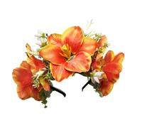 Flexible Artificial Flower Hair Addition Elegant Blossomy Hat for Wedding Incidents Costume Parties and Everyday Elegant Outfits Sensitive Gentle Hair Clip