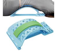 Flexible Back Stretcher with 3 Intensity Levels, 38 x 20 cm, Compact Design for Mobilising the Spine, Manual Device for Daily Stretching Routine, Morning Exercises