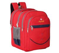 Flexible bags 60L Large 3-Compartment Spacious Durable School Bag For 5Th To 10Th Class,College Bag,Tution Bag and Travelling Backpack Waterproof For Both Boys And Girls, Red, 60LITRE, Modern