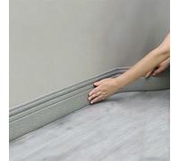Flexible Baseboards Molding Trim, Multifunctional Trim, 4INCH×16.4FT Corner Guards, Caulk Strip, Floor Transition, The Cove Base Wall Rubber Moulding, Perfect Match for Baseboard~/