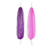 Flexible Bath Scourer Net Back Scourer for Adults Soft Keratin Expunger Simple Neat Dynamic Dyes Available Net Bath Long Peeling