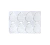 Flexible Bear Eggs Pendant Silicone Mold Soft Silicone Bear Eggs Pendant Hangings Mold for Crafting Accessory Jewelry Tools