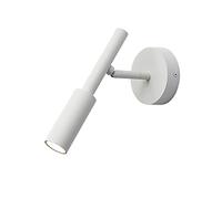 Flexible Bedside Wall Reading Lamp Adjust LED Spotlight Matte Black/White Hardwired Wall Sconce, Nordic Bedroom Living Room Hallway Ceiling Lamps Creative Rotation Wall Light