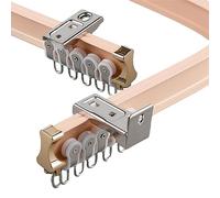 Flexible Bendable Ceiling Curtain Track 3M 4M 6M, Curved Curtain Track System Room Divider Privacy RV Curtain Gliders, Curtain Rail Wall/Ceiling For Heavy Large Curtains, Bathroom Shower