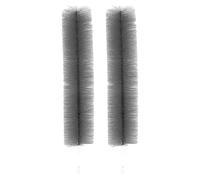 Flexible Bendable Cleaning Duster Brush 2 Pack, Reusable Long Gap Dust Cleaner Brush, Dense Lint-Free Bristles for Fan, TV, Lamp, Shelf, Deep Gap Household Dust Removal (Grey)