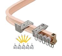 Flexible Bendable Curtain Rail Track Adjustable Curved Curtain System in Black/White/Green/Blue/Pink Durable WallMounted Design Ideal for Home Decor and SpaceSaving Solutions.