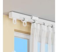 Flexible Bendable Curtain Track, 8.2Ft Curved Ceiling Mount Curtain Rail Track System Room Divider Heavy Duty Drop Set(4.4M/(14.4FT))