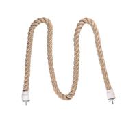 Flexible Bird Rope - Swing Perch Stand | Cotton Rope with Metal Hook, Cockatiel Lovebird Parakeet Sugar Glider Play Accessory, Pet Exercise Tool, Indoor Aviary Equipment for Cage Climbing