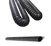 Flexible Black Intake Duct Hose 3.332.8ft for Brake Cooling Air Venting & Dryer ExhaustDurable Automotive & Garage Vent Hose (4m/13.1ft 89mm/3.5in)