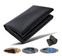 Flexible Black Pond Liner 4x4m - Heavy-Du 15x20m Fish Pond Liner for Waterfalls, Fountains & tic Features - Easy Inll for Garden Po