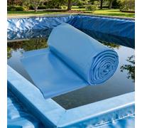 Flexible Blue Pond Liner - Impermeable Film for Cisterns & Water Resources - Easy Cut Sizes: 1x8m, 2x4x5m, 5x7m, 6x10m, 8x12m, 10x15m (6x9m)