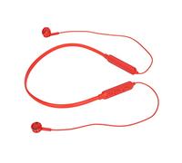 Flexible Bluetooth Neckband Headset with Deep Bass for Cycling Yoga, Comfortable Material (Red)