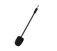 Flexible Boom Microphone for Gaming Headsets for ZG2, Detachable 3.5Mm Mic with Foam Windscreen and Soft Rubber Arm Detachable Boom Mic Gaming Headset Microphone Computer Voice Chat Replacement Plug