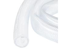Flexible Braided PVC Hose 10ft - Clear 25.4x31.8mm
