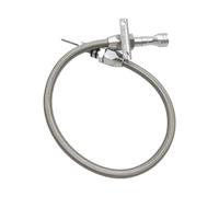 Flexible Braided Transmission Dipstick Stainless Steel Tube Compatible with GM 4L80E 4L60E SBC BBC TH350 TH400 Turbo 700R4(Silver)