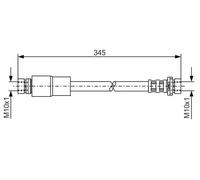 BOSCH 1 987 476 058 Brake hose